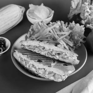Rock Salt Olive Foccacia Sandwich