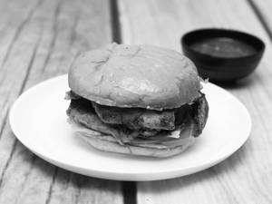 Chicken crispy fried burger