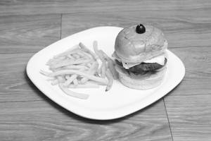 Vegetable & Cheese Burger