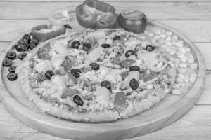 Cheese Onion Capsicum Pizza [7 Inches]