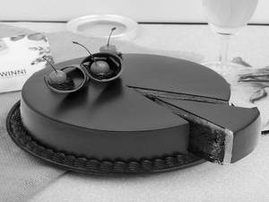 Pure Chocolate Cake ( 550 )