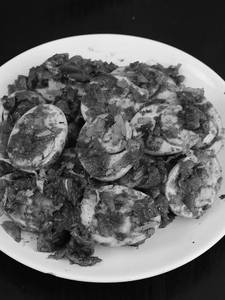 Boiled Egg Masala Fry [ 2 Eggs ]