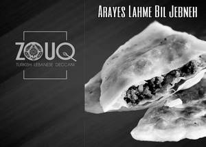 Arayes Lahme Lamb Bil Jebneh Lamb