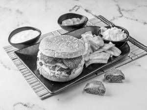 Jain Hara Bhara Kabab Burger