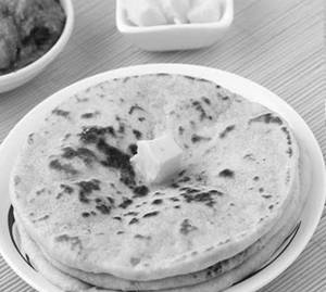 4 Butter Tawa Roti [ Amul ]