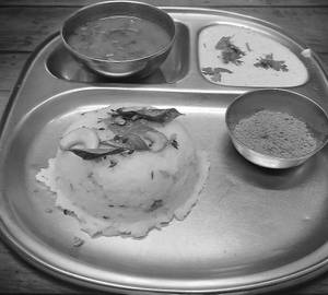 Pongal (Savory) With Papad