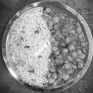 Chole-Rice combo