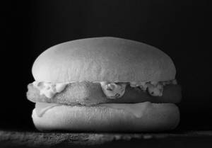 Panko Fish Fillet Cheese Burger [beeer battered]