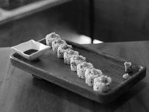 Crispy Edamame & Avocado Uramaki