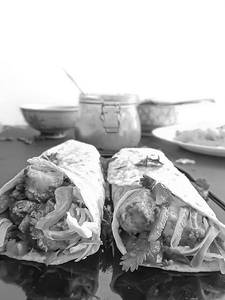 Paneer kathi roll