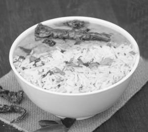 Jeera Rice With Dal Fry