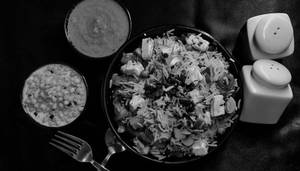 Vegetable Pulav Served With Raita Or Gravy (prepared In Desi Ghee)