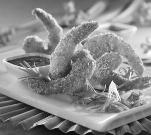 Golden Fried Prawns