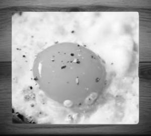 Half boil egg