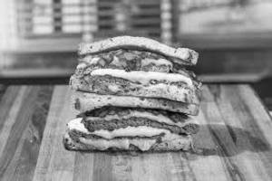 Patty Melt Burger (jumbo Patty And Cheese Slice)