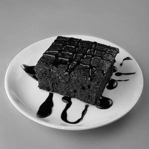 Brownie With Chocolate Syrup