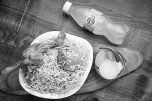 Chicken Biryani With Colddrink (250 Ml) And Salad