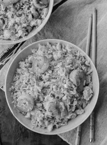 Prawns Burnt Garlic Fried Rice