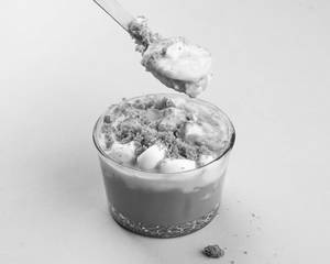 Milk Chocolate Banofee Pudding (eggless)