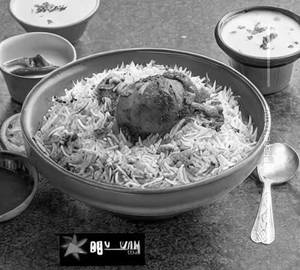 Chicken dum biryani [full]