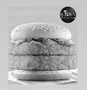 Chicken Jumbo Double Tikki Burger