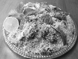 Chicken Tandoori Platter Biryani