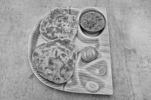 Paratha With Veg Korma