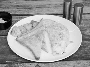 Mushroom & Cheese Omelette