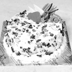 Dry Fruit Rose Malai Cake