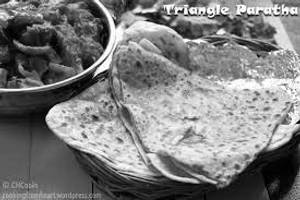 Triangles Butter Paratha