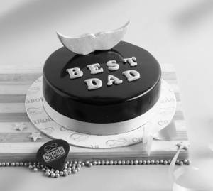 Father's Day Special Best Dad Chocolate Truffle Cake [500 Grams]                    