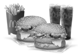 Burger Combo for 2: McCheese Burger Veg