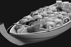 Non-Veg Sushi Boat Platter [40 Pieces]