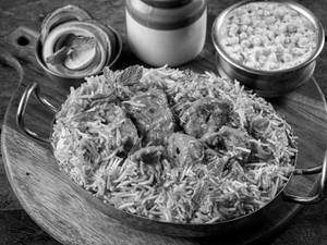 Vegan Chaap Tikka Biryani