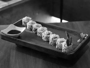 Asparagus Avocado Cream Cheese Uramaki