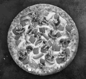 Basket Pizza (v)
