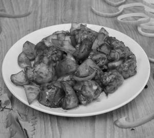 Chilli Chicken Dry With Onion Tomatoes
