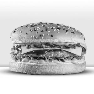 American Cheese Chicken Burger