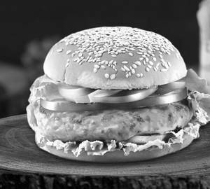 Veg tandoori spicy burger