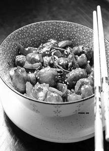 Chilli Mushroom Dry
