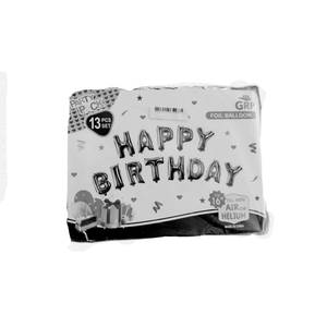 Happy  Birthday Foil Banner 