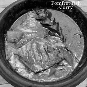 Mangalorean Style - White Pomfret Fish Curry [1Pc]