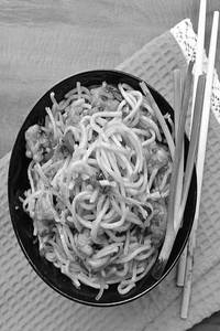 Schezwan Prawns Noodles