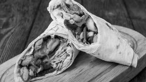 Mushroom Tikka Roll