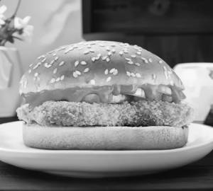 Chicken makhani burger