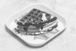 Triple Chocolate Waffle