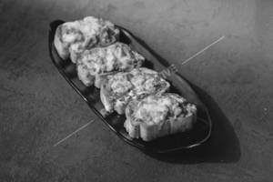 Chicken Schezwan Garlic Bread