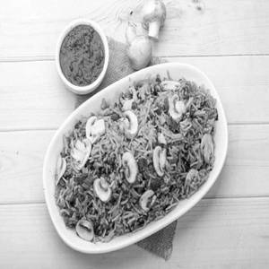 Schezwan Mushroom Fried Rice