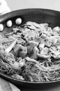 Chicken mushroom chow
