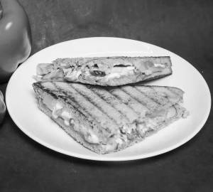 Cheese And Jalapeno Veg Grilled Sandwich
